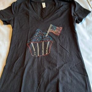 Cupcake Birthday Tee Bling